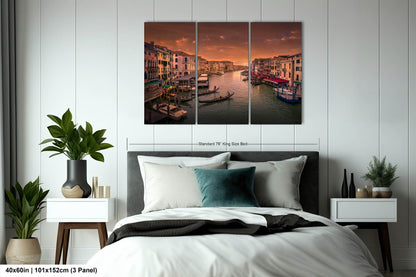 Italian Travel Photography, Venice Honeymoon Decor, Colourful Italy Wall Decor, Venice Cityscape Photography, Grand Canal Honeymoon Wall Art