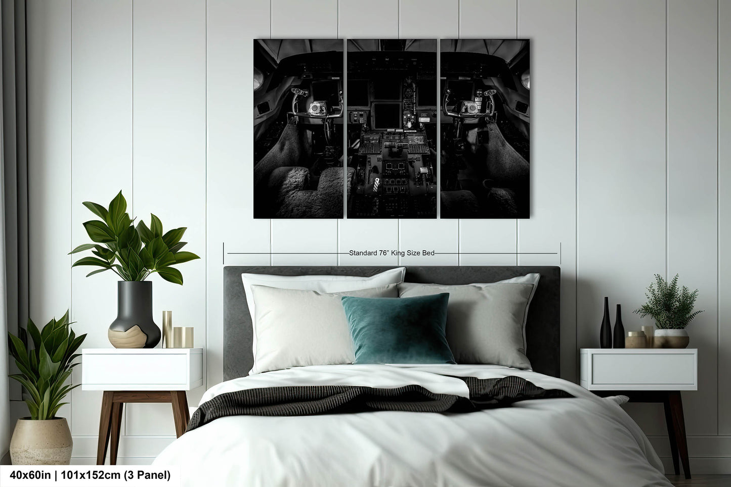 Gulfstream V Cockpit, Wall Canvas,Metal, Print, Acrylic. Aviation Photo