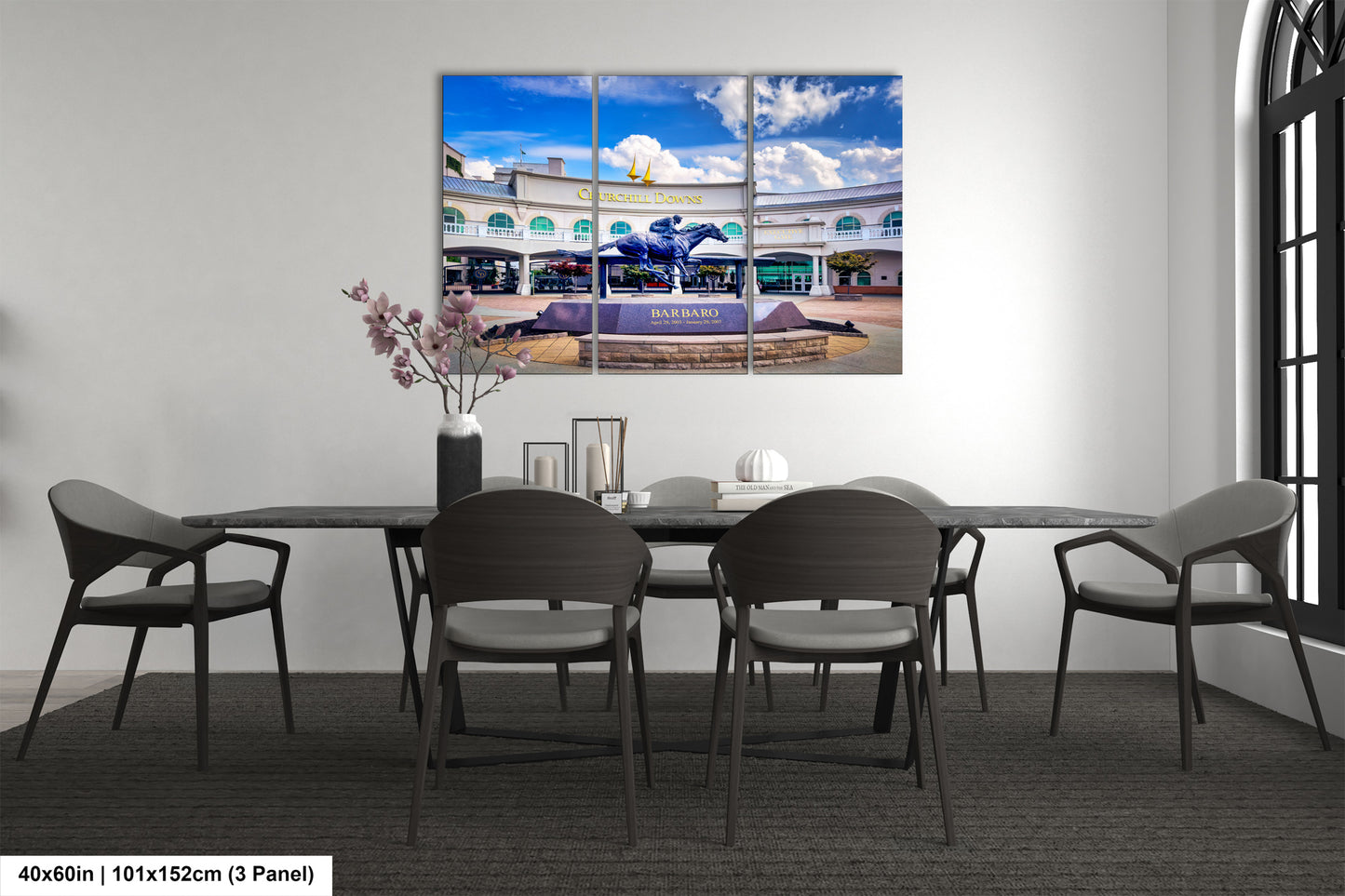 Kentucky Derby Decor, Horse Racing Art, Churchill Downs Canvas Print, Iconic Landmark Wall Decor