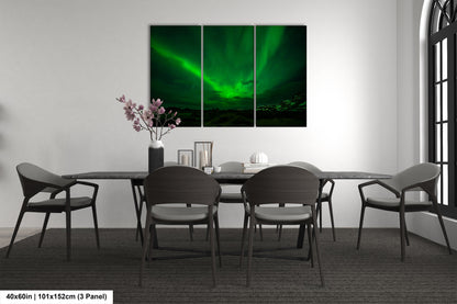 Aurora Borealis Northern Lights Print taken in Iceland on Acrylic, Canvas, Metal & Paper
