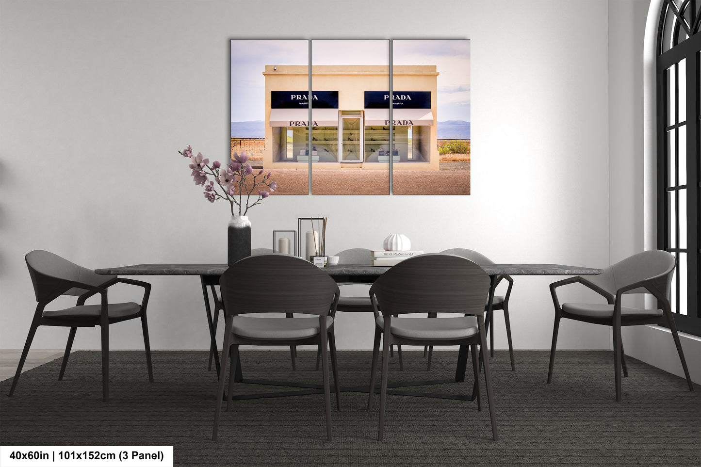 Marfa Texas Fashion Store Photography Wall Art Print - Neutral Room Decor Poster on Premium Photo Paper, Canvas, Acrylic, or Metal