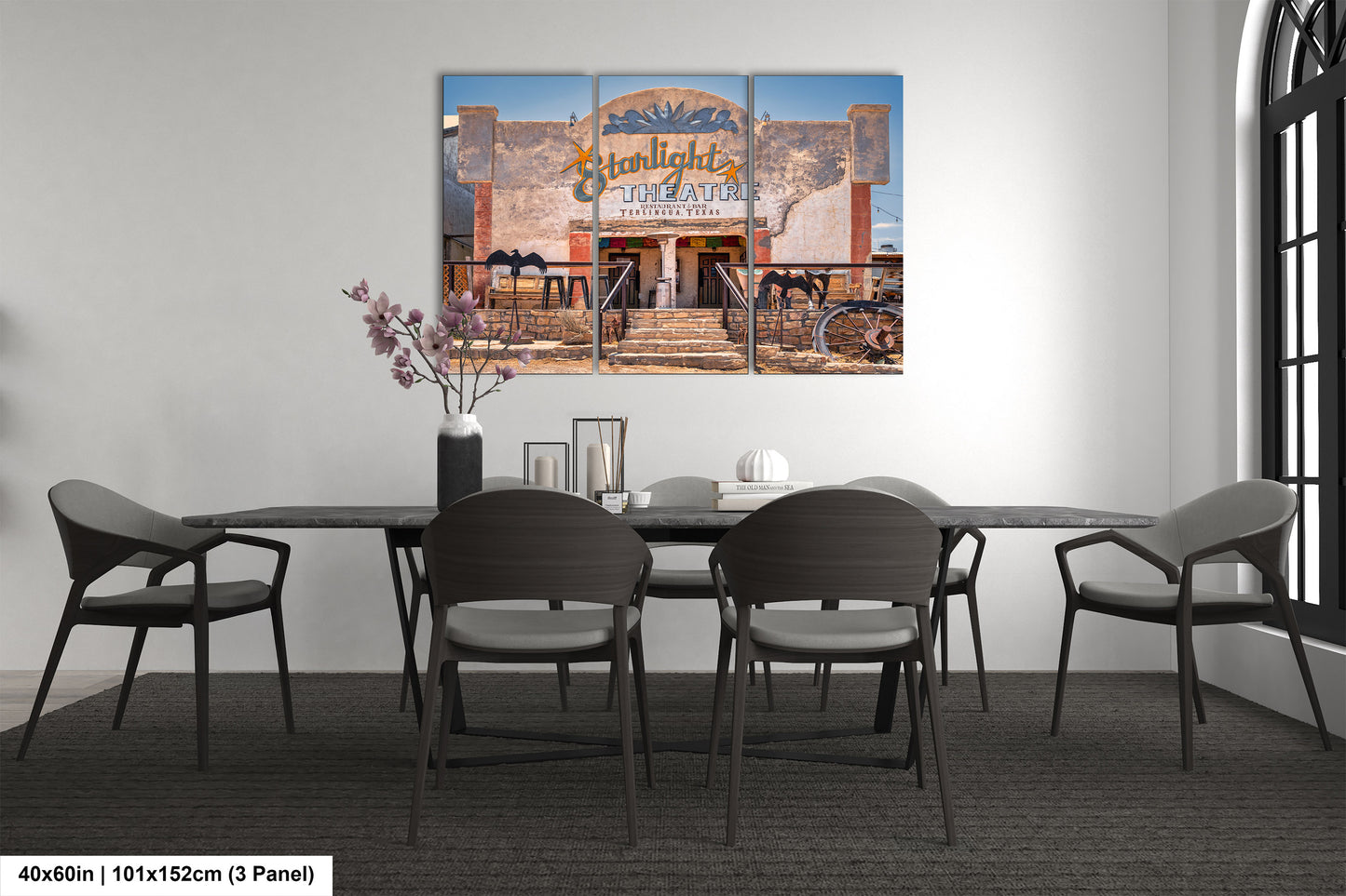 Starlight Theater Terlingua Texas Photo Print: West Texas Ghost Town, Historic Desert Movie Theater Photo on Premium Paper, Canvas or Metal