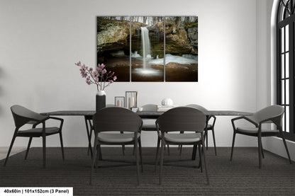 Scott Falls Art Print - Scenic Northern Michigan Landscape Poster