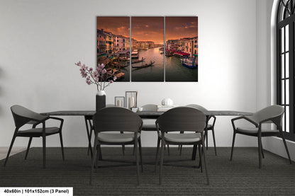 Italian Travel Photography, Venice Honeymoon Decor, Colourful Italy Wall Decor, Venice Cityscape Photography, Grand Canal Honeymoon Wall Art