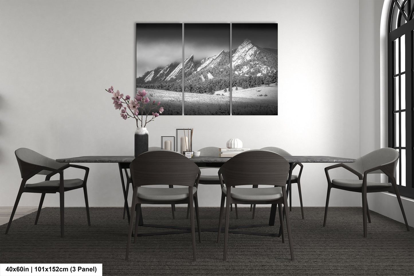 Boulder Colorado | Flatirons | Boulder | Black and White | Canvas/Metal/Acrylic and/or Print