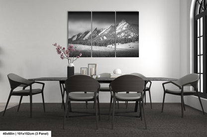 Boulder Colorado | Flatirons | Boulder | Black and White | Canvas/Metal/Acrylic and/or Print