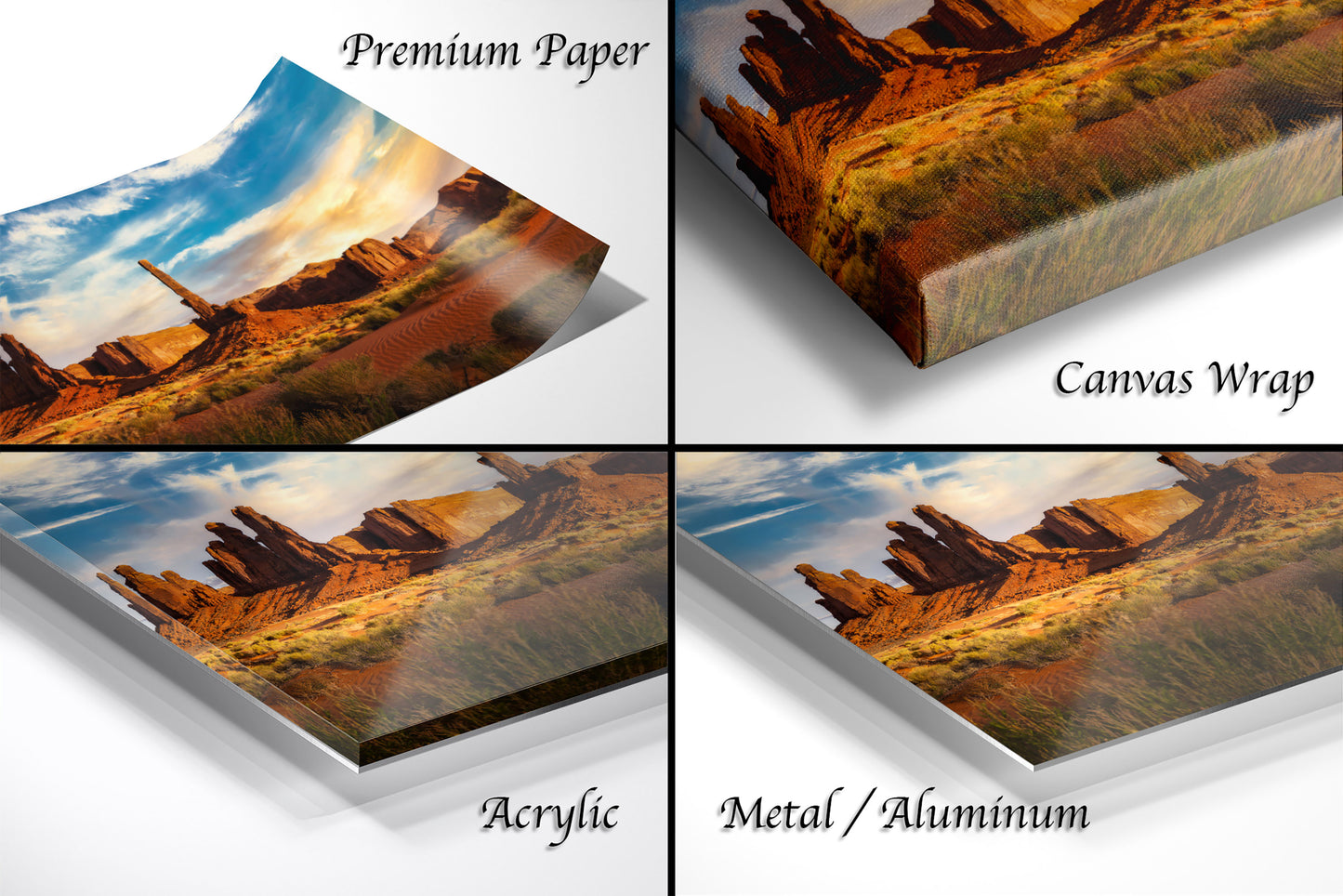 Monument Valley Artwork - Totem Pole Desert Landscape Sunset Print, Southwest Native Style Wall Decor, Home Gift, Tribal Boho Art Poster