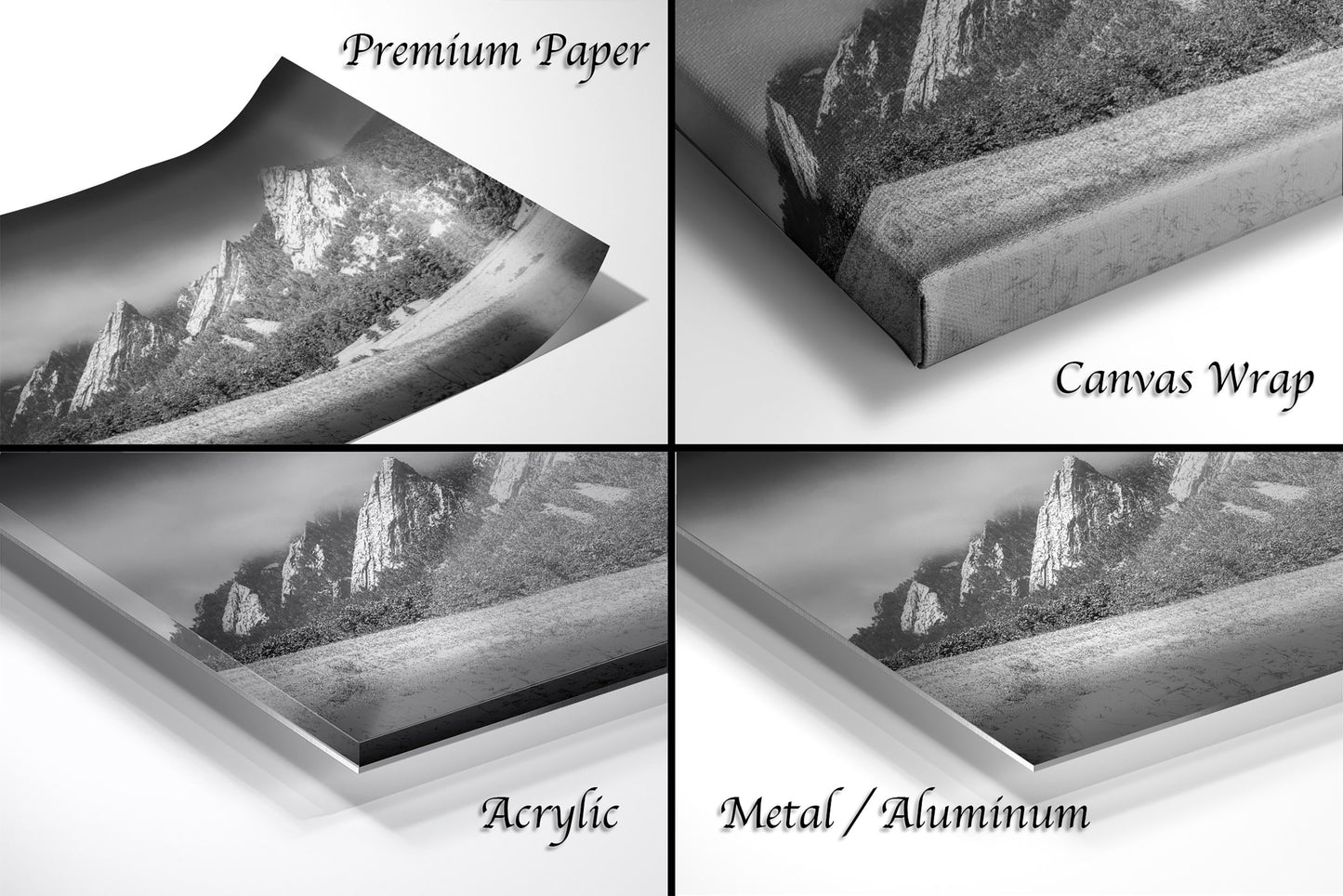 Boulder Colorado | Flatirons | Boulder | Black and White | Canvas/Metal/Acrylic and/or Print