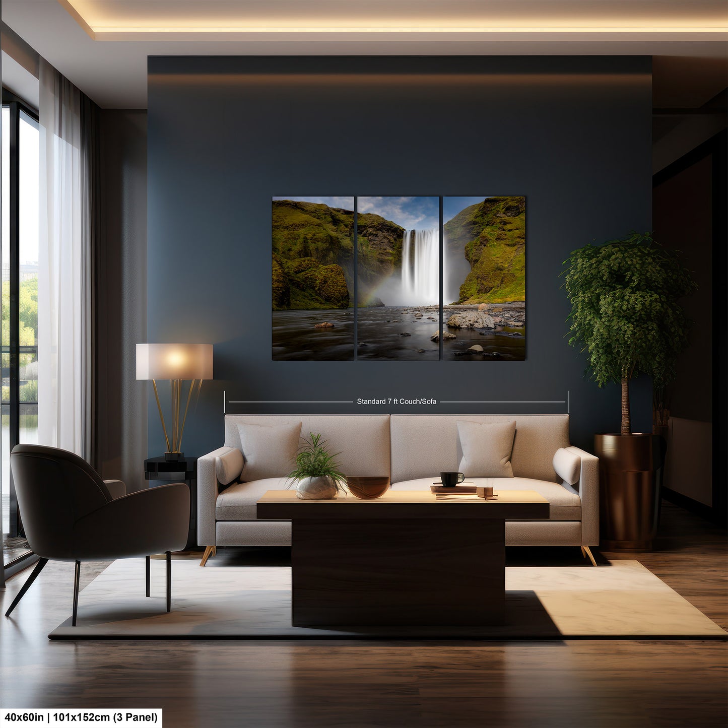 Skogafoss Waterfall in Iceland: Fine Art / Print / Canvas / Acrylic / Metal / Wall Decor / Landscape Photograph