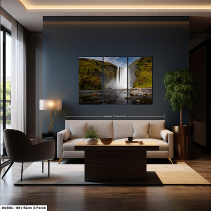 Skogafoss Waterfall in Iceland: Fine Art / Print / Canvas / Acrylic / Metal / Wall Decor / Landscape Photograph