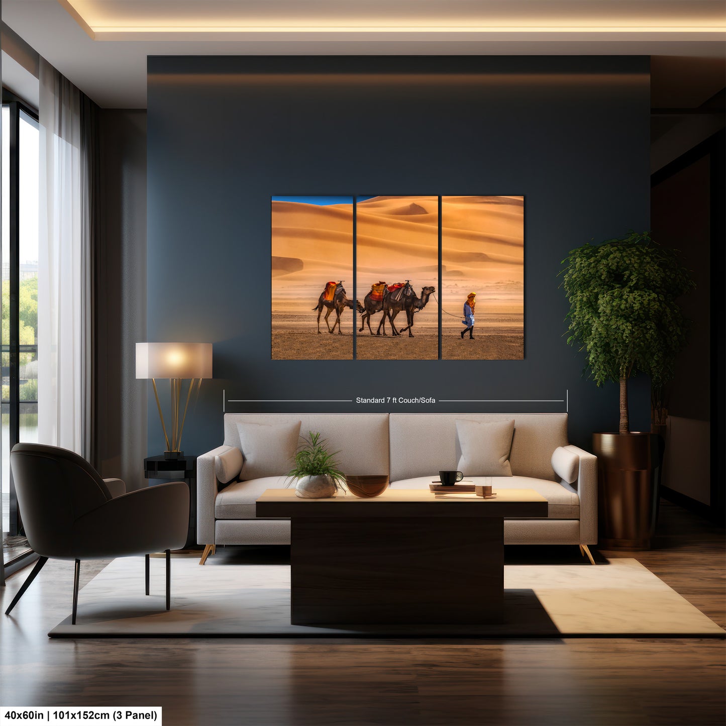 Sahara Desert Canvas Print, Camels, Morocco Photography, Photo Art, Canvas Wall Art, Desert Landscape, Travel Photography