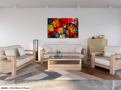 Color Glass Flowers Print, Chihuly Glass Wall Art, Home Decoration, House Warming Gift, Interior Design Ideas, Abstract Art, Urban Art