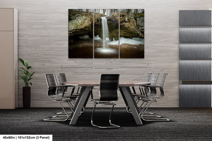 Scott Falls Art Print - Scenic Northern Michigan Landscape Poster