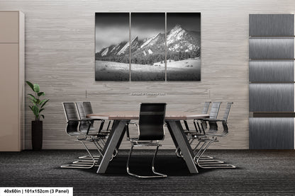 Boulder Colorado | Flatirons | Boulder | Black and White | Canvas/Metal/Acrylic and/or Print
