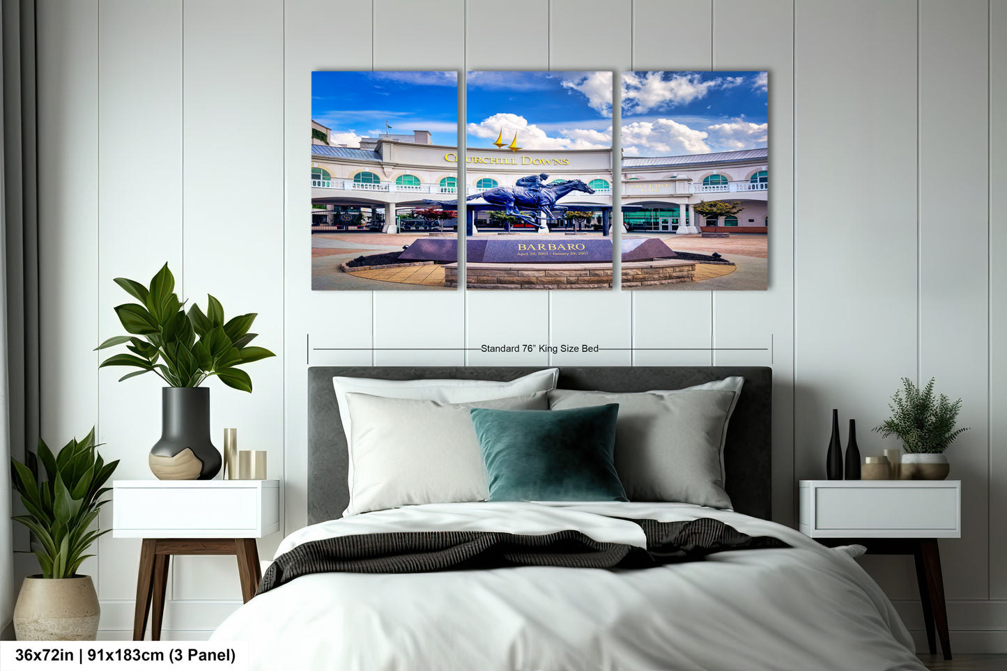 Kentucky Derby Decor, Horse Racing Art, Churchill Downs Canvas Print, Iconic Landmark Wall Decor