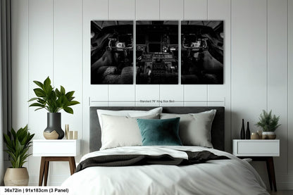 Gulfstream V Cockpit, Wall Canvas,Metal, Print, Acrylic. Aviation Photo