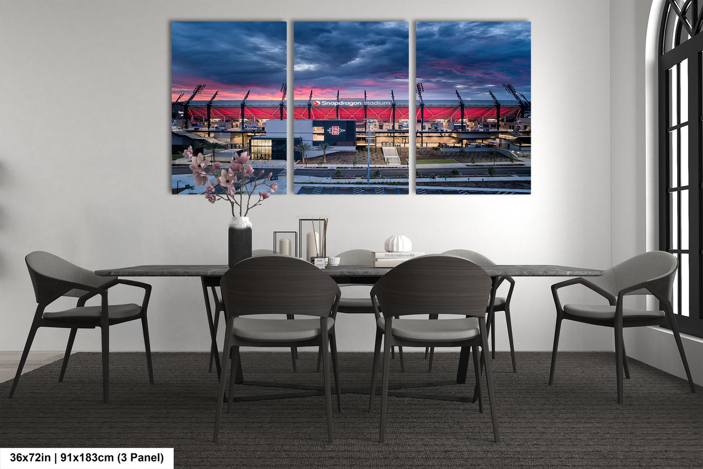Snapdragon Stadium, San Diego, California Sunrise/Sunset Landscape Print/Canvas/Acrylic/Metal
