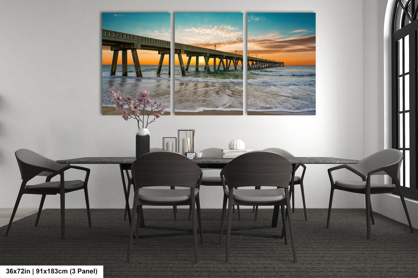 Coastal Awakening: Wrightsville Beach Photography Jonnie Mercers Fishing Pier North Carolina Architectural Seascape Wall Art