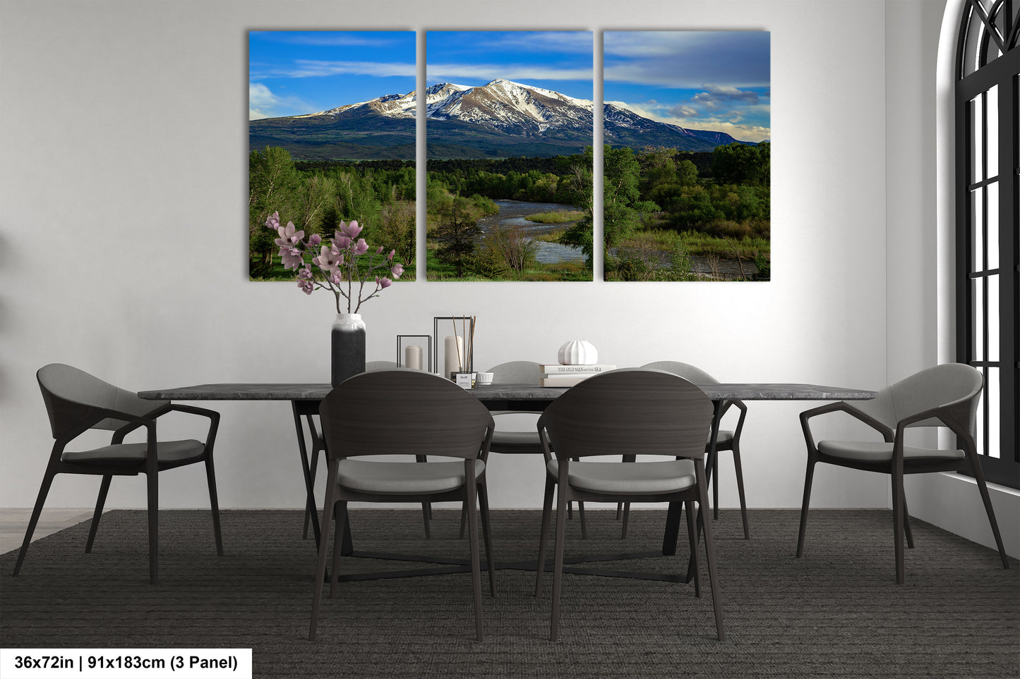 Mt. Sopris canvas picture, Aspen Colorado, Carbondale Colorado, Mount Sopris, Colorado wall art, mountain wall art
