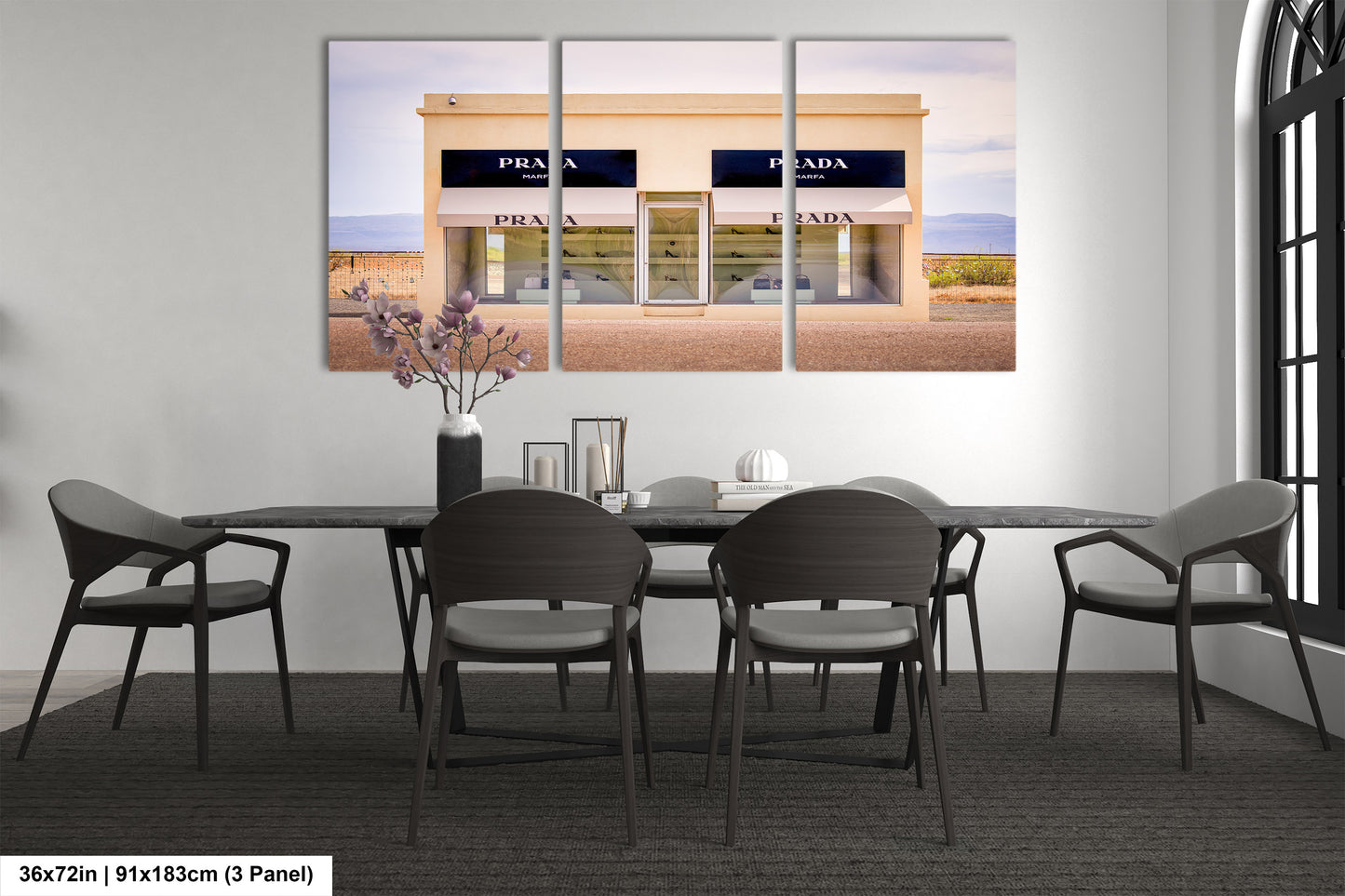 Marfa Texas Fashion Store Photography Wall Art Print - Neutral Room Decor Poster on Premium Photo Paper, Canvas, Acrylic, or Metal