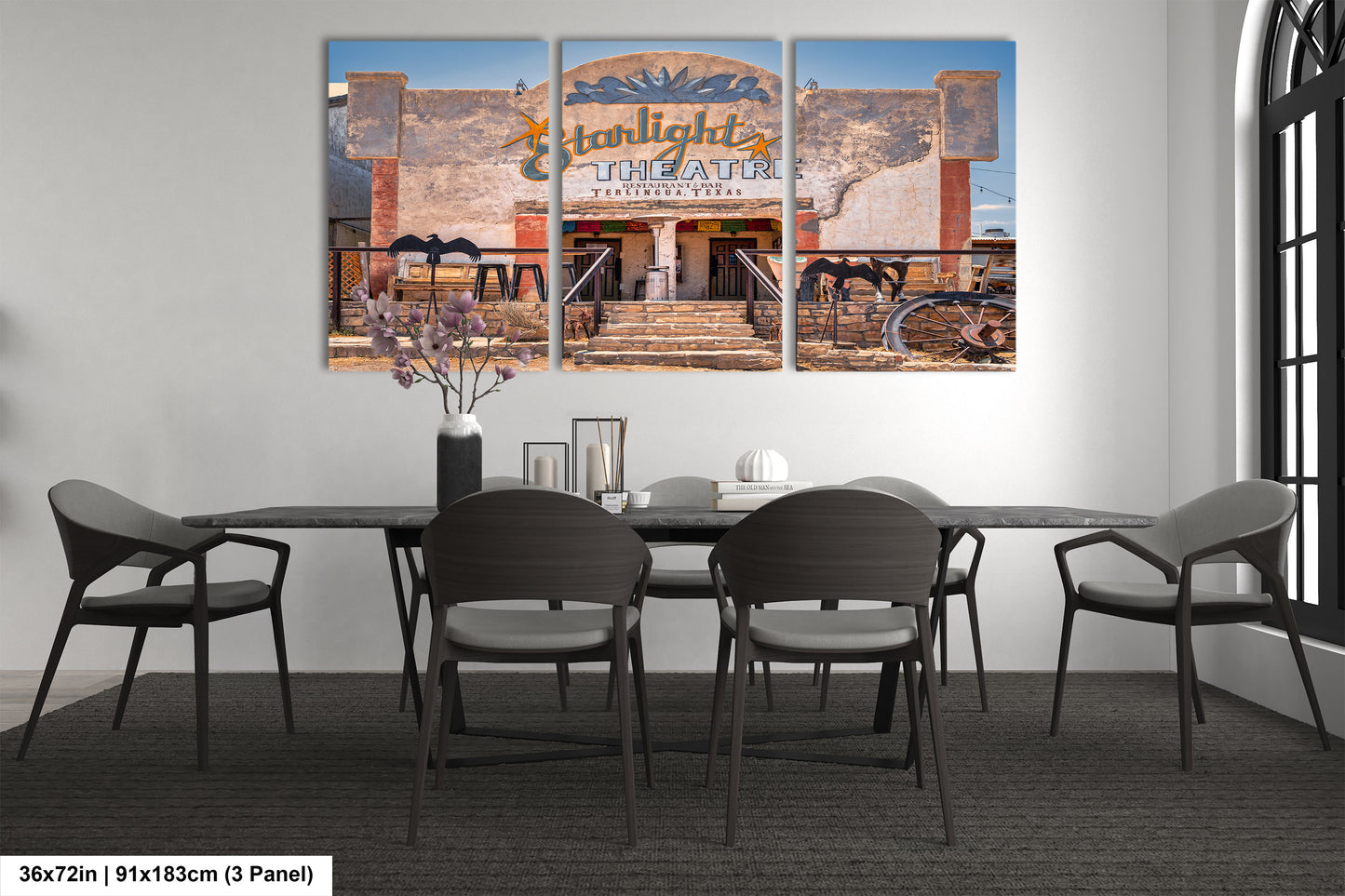 Starlight Theater Terlingua Texas Photo Print: West Texas Ghost Town, Historic Desert Movie Theater Photo on Premium Paper, Canvas or Metal