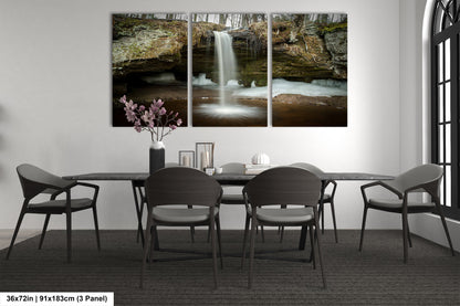 Scott Falls Art Print - Scenic Northern Michigan Landscape Poster