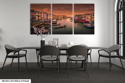Italian Travel Photography, Venice Honeymoon Decor, Colourful Italy Wall Decor, Venice Cityscape Photography, Grand Canal Honeymoon Wall Art