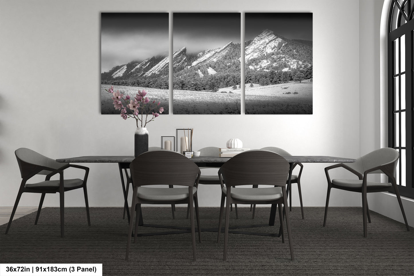 Boulder Colorado | Flatirons | Boulder | Black and White | Canvas/Metal/Acrylic and/or Print