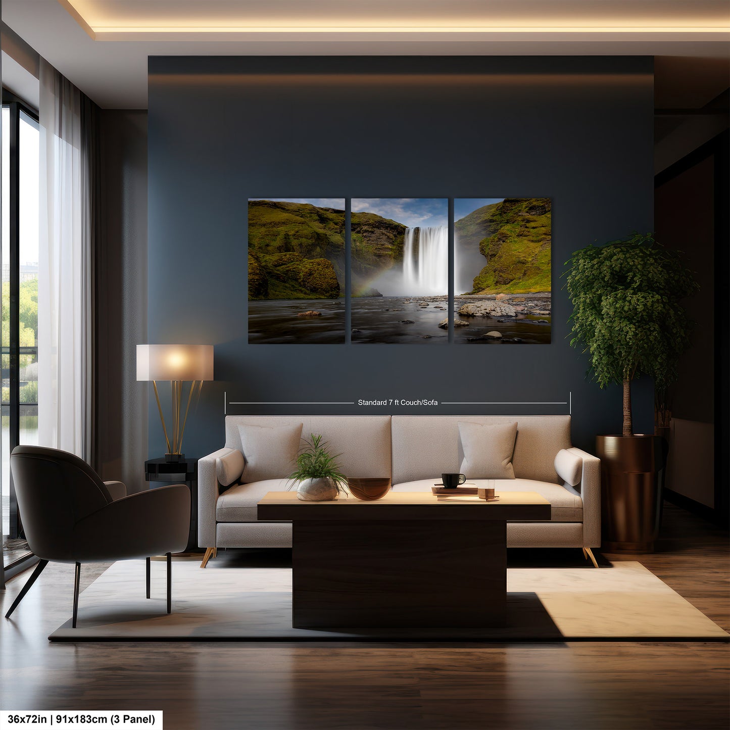 Skogafoss Waterfall in Iceland: Fine Art / Print / Canvas / Acrylic / Metal / Wall Decor / Landscape Photograph