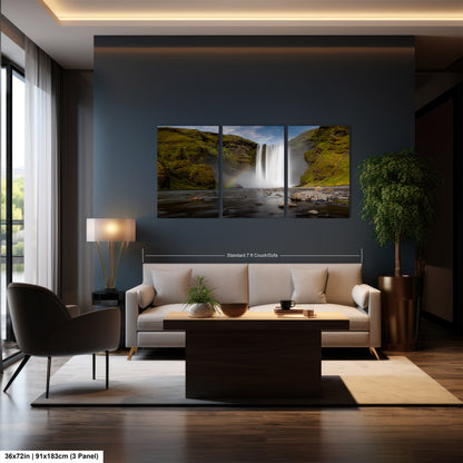 Skogafoss Waterfall in Iceland: Fine Art / Print / Canvas / Acrylic / Metal / Wall Decor / Landscape Photograph