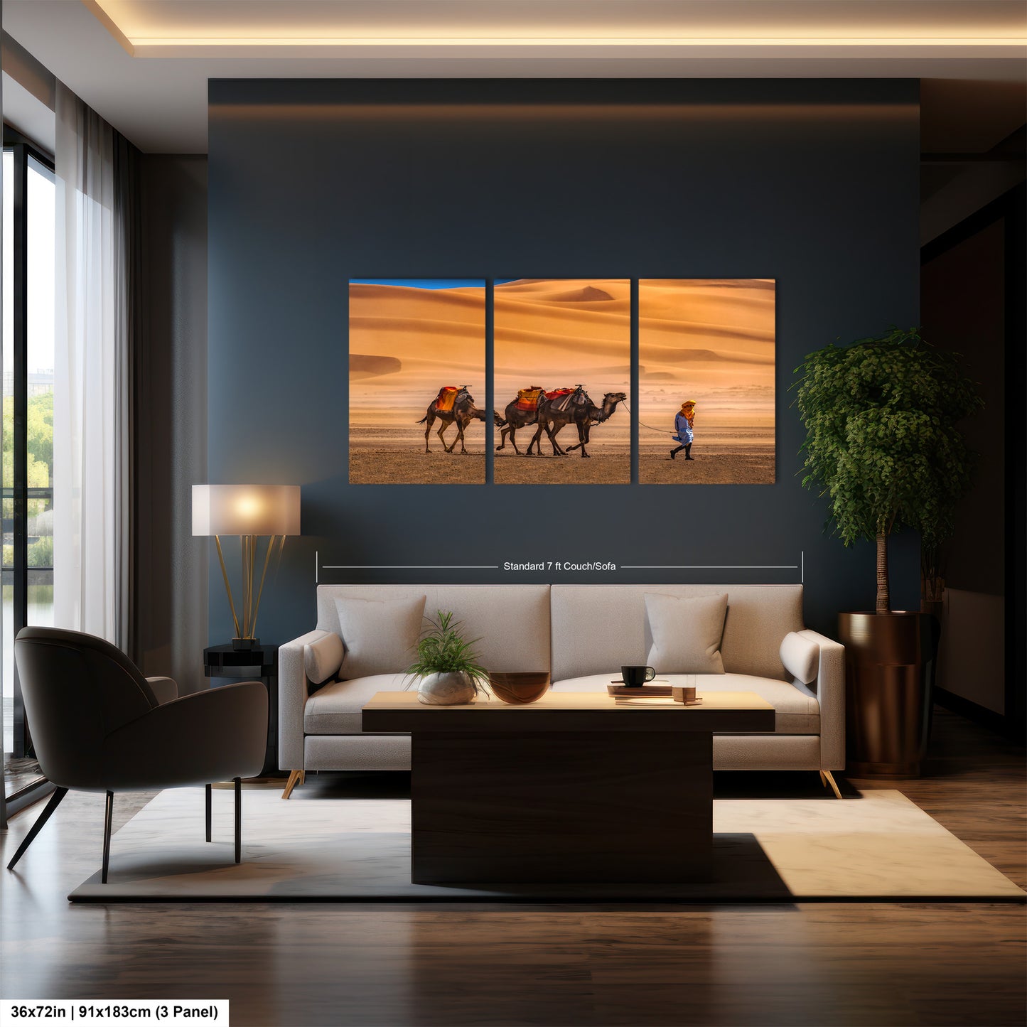 Sahara Desert Canvas Print, Camels, Morocco Photography, Photo Art, Canvas Wall Art, Desert Landscape, Travel Photography