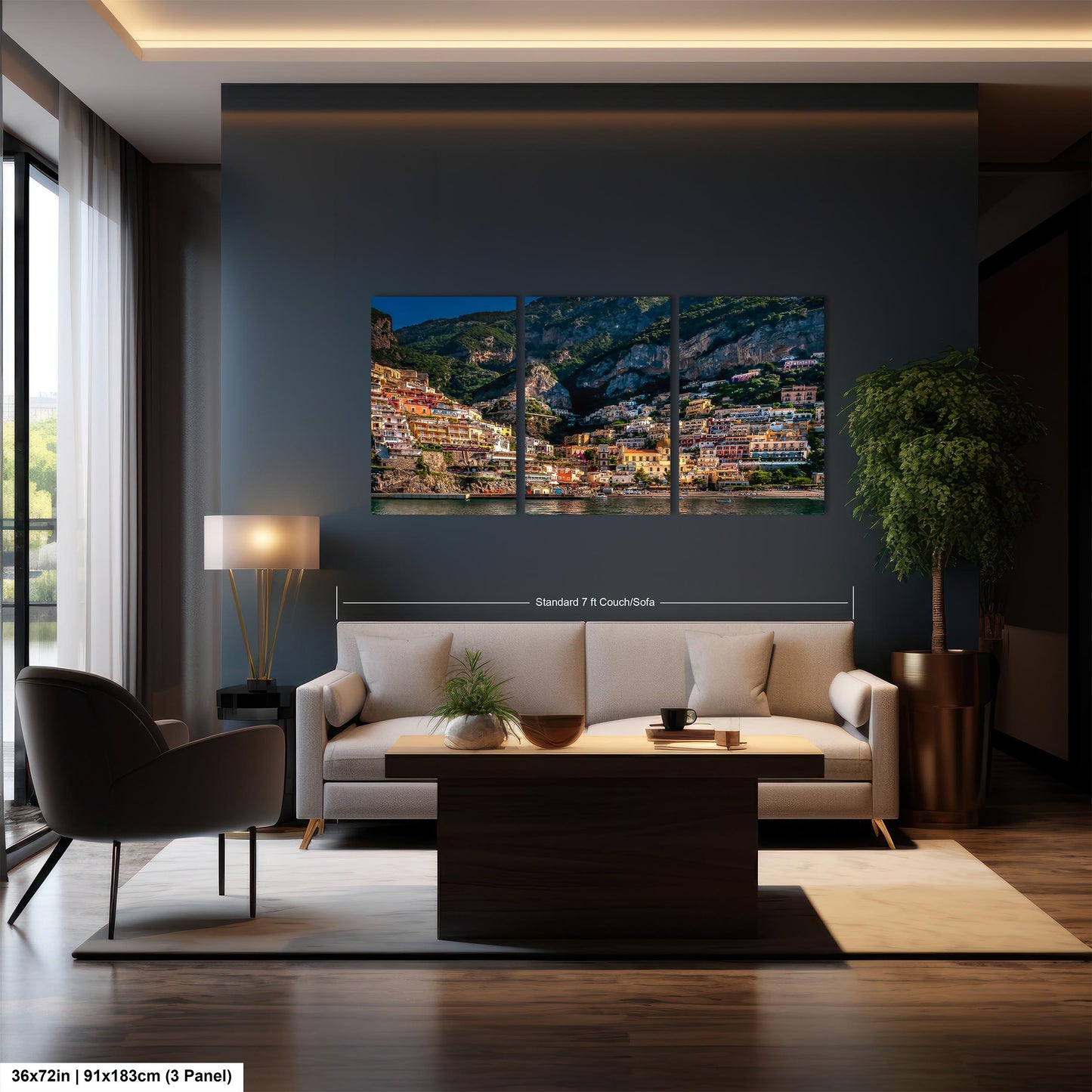 Positano Italy Beach, Italy Photography, Amalfi Coast, Canvas Wall Art, Positano Photo, Italian Home Decor, Summer in Italy, Sunrise