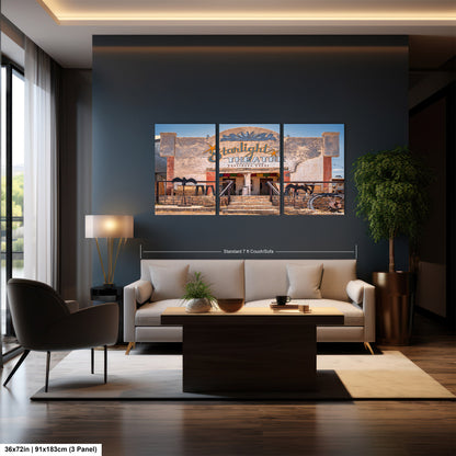 Starlight Theater Terlingua Texas Photo Print: West Texas Ghost Town, Historic Desert Movie Theater Photo on Premium Paper, Canvas or Metal