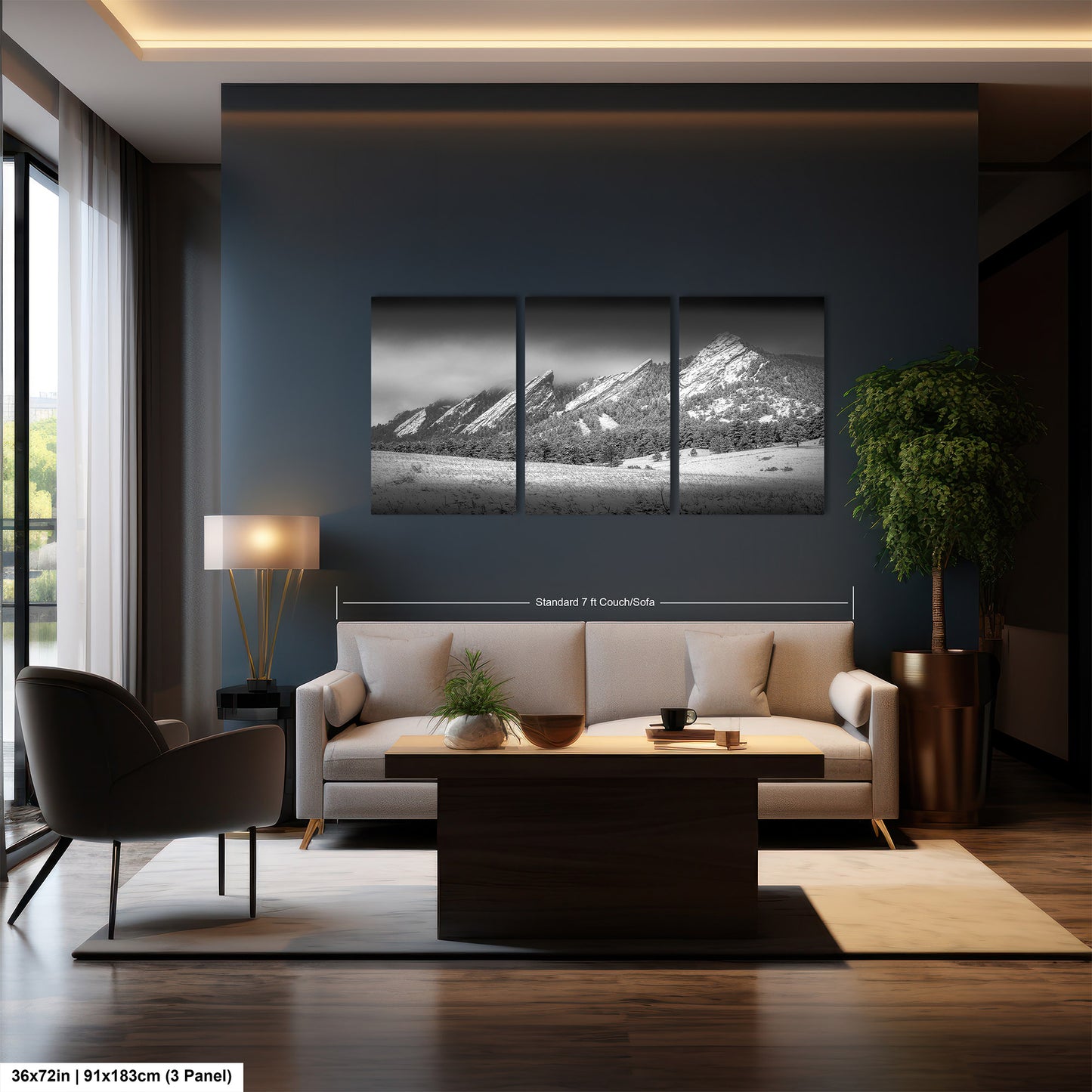 Boulder Colorado | Flatirons | Boulder | Black and White | Canvas/Metal/Acrylic and/or Print