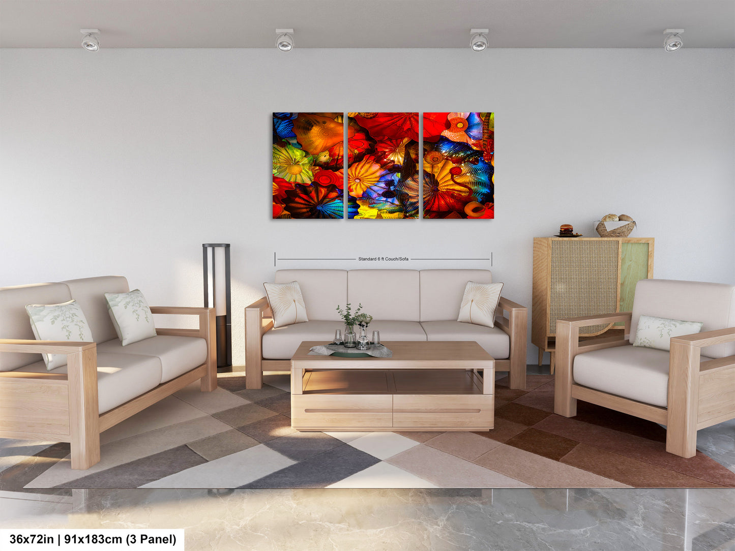 Color Glass Flowers Print, Chihuly Glass Wall Art, Home Decoration, House Warming Gift, Interior Design Ideas, Abstract Art, Urban Art