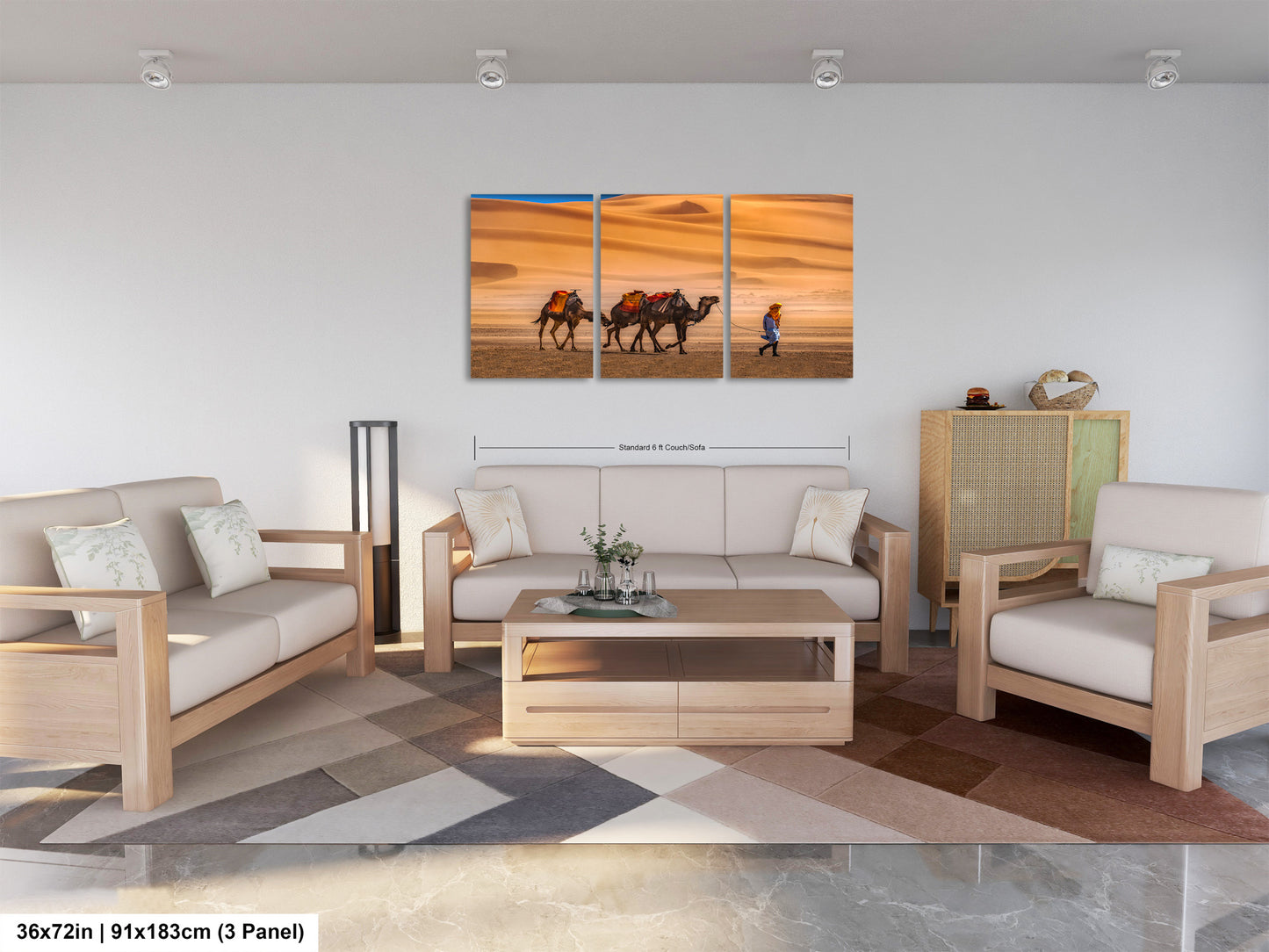 Sahara Desert Canvas Print, Camels, Morocco Photography, Photo Art, Canvas Wall Art, Desert Landscape, Travel Photography