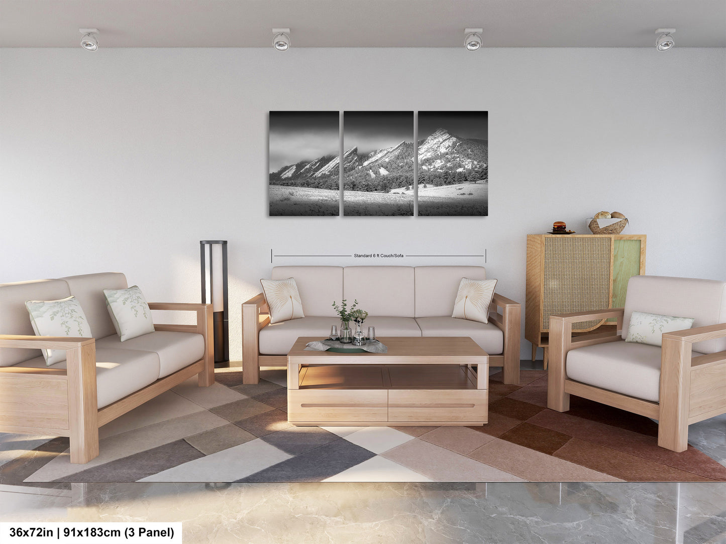 Boulder Colorado | Flatirons | Boulder | Black and White | Canvas/Metal/Acrylic and/or Print