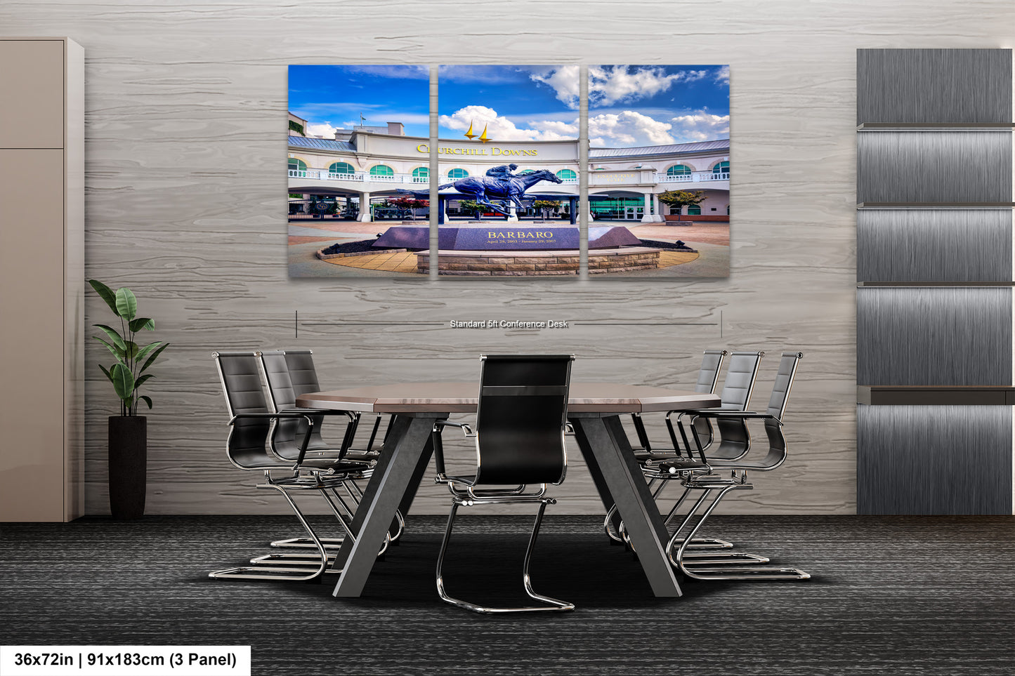 Kentucky Derby Decor, Horse Racing Art, Churchill Downs Canvas Print, Iconic Landmark Wall Decor