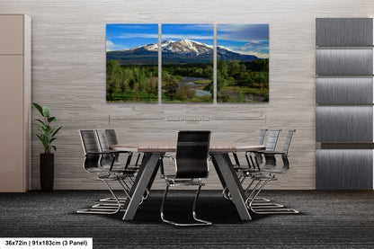 Mt. Sopris canvas picture, Aspen Colorado, Carbondale Colorado, Mount Sopris, Colorado wall art, mountain wall art