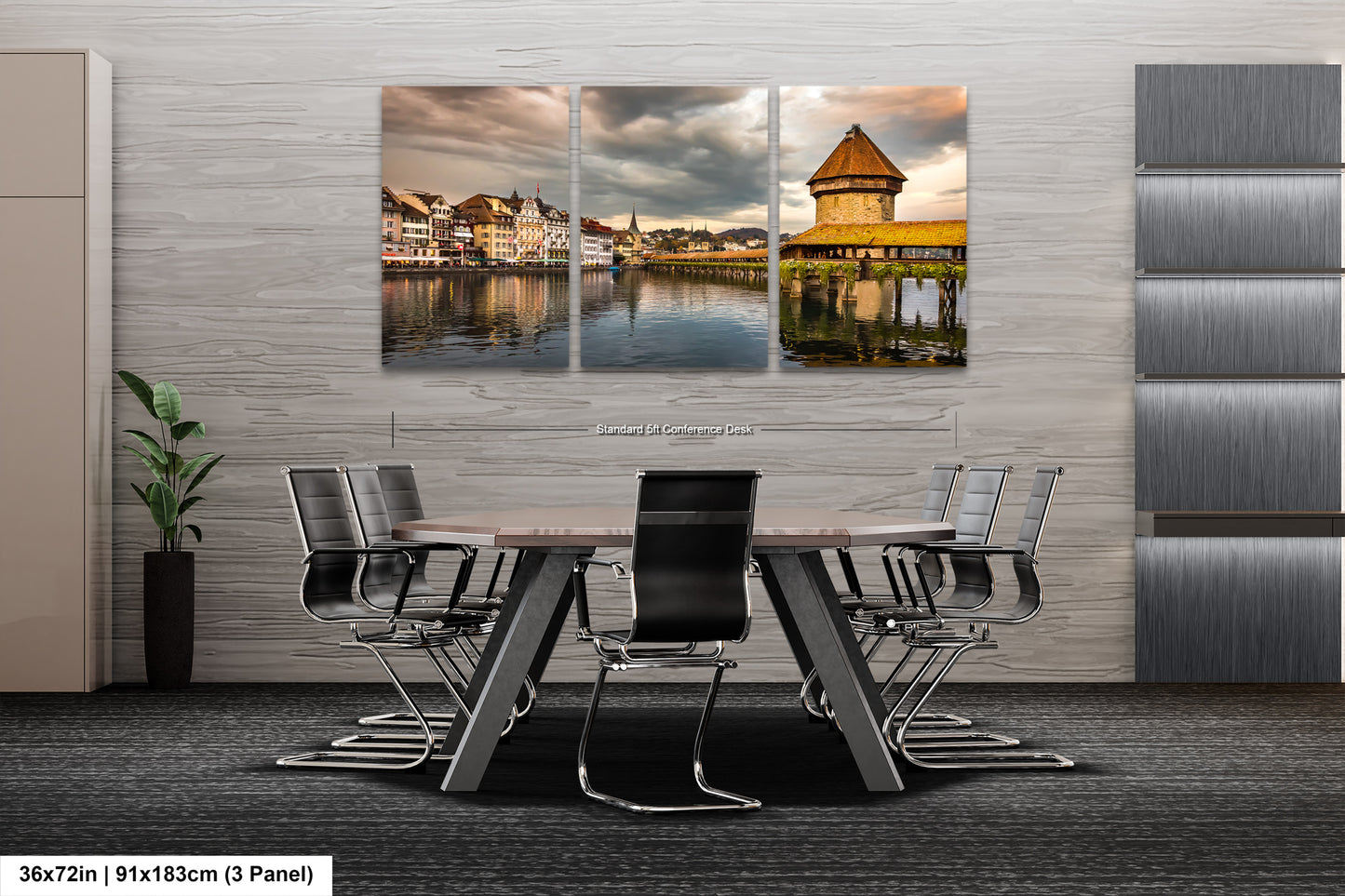 Lucerne Bridge Photography, Kapellbrucke Print, Chapel Bridge Photo Art, Canvas Print, Canvas Wall Art, Fine Art Print