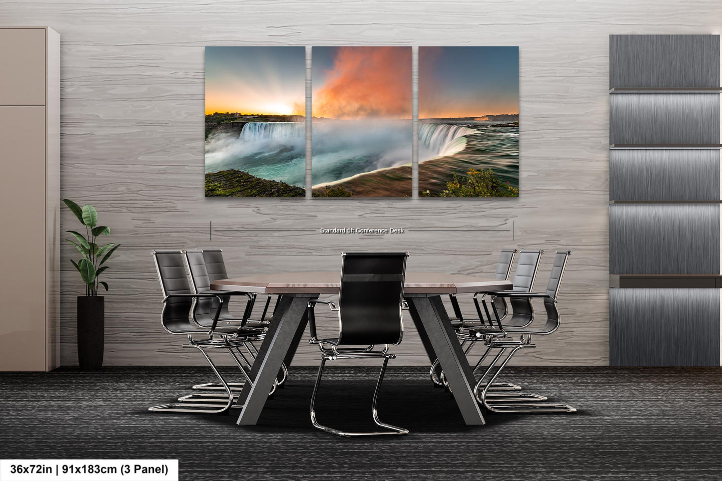 Niagara Falls Sunrise Photo, Waterfalls, Photo Art, Canvas Print, Home Decor, Canvas Wall Art, Sunrise, Landscape Sunrise, Nature
