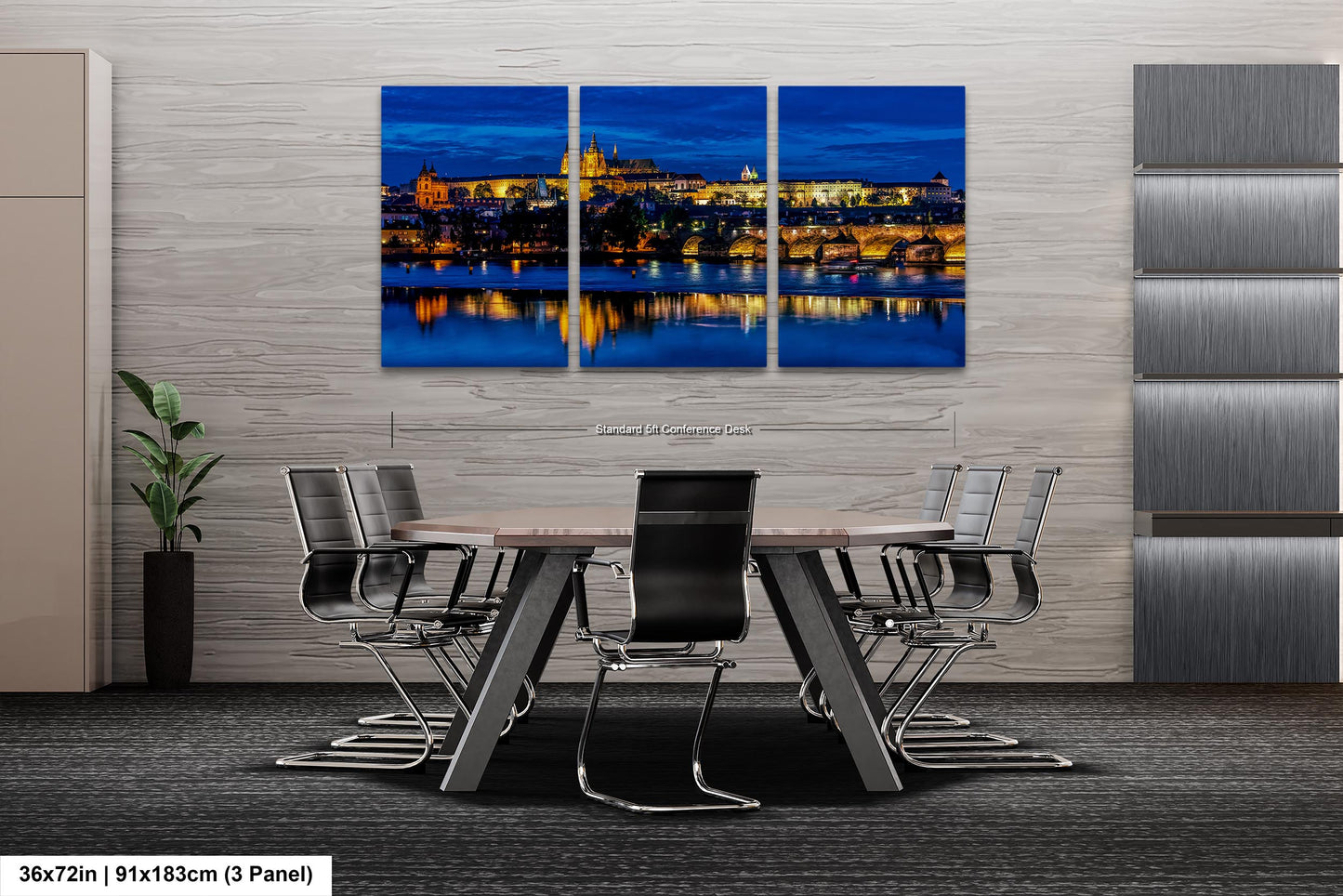 Prague Castle on Canvas, Cityscape Print, Photo Art, Prague Photography, Canvas Wall Art, Prague Czech Republic, Charles Bridge, River