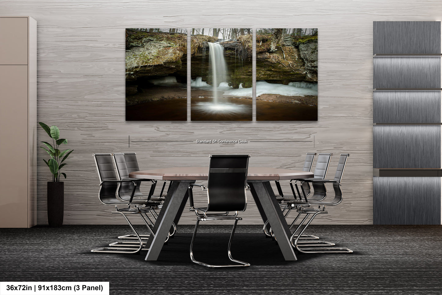 Scott Falls Art Print - Scenic Northern Michigan Landscape Poster