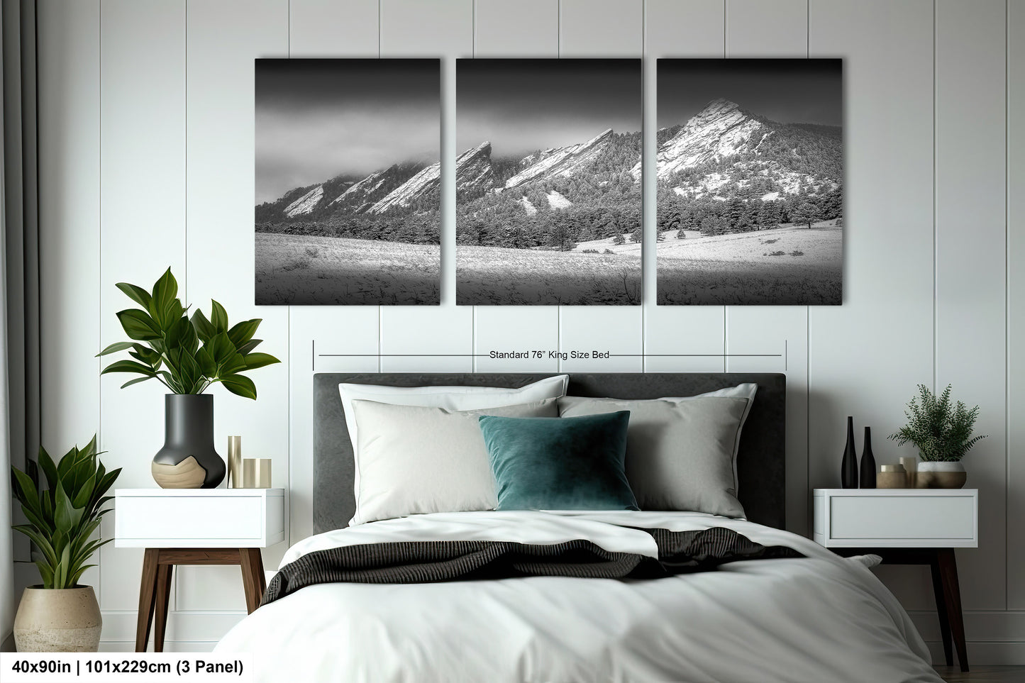 Boulder Colorado | Flatirons | Boulder | Black and White | Canvas/Metal/Acrylic and/or Print