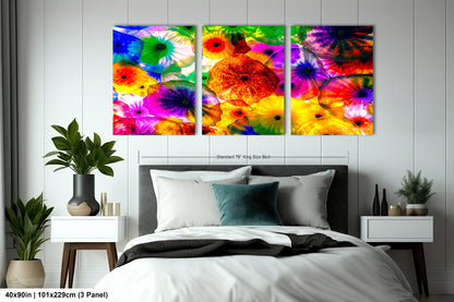 Chihuly Ceiling Glass Art, Bellagio, Las Vegas, Blueyes Photography, Dale Chihuly, Beautiful Colorful Glass , Fine Art Print, Fiori Di Como