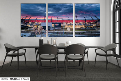 Snapdragon Stadium, San Diego, California Sunrise/Sunset Landscape Print/Canvas/Acrylic/Metal