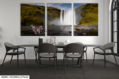 Skogafoss Waterfall in Iceland: Fine Art / Print / Canvas / Acrylic / Metal / Wall Decor / Landscape Photograph