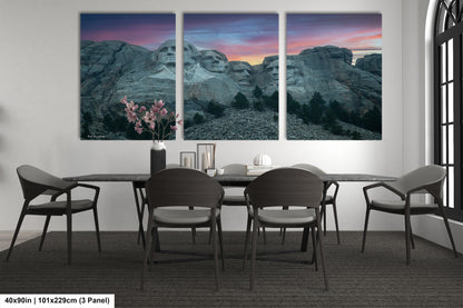 Mt. Rushmore national monument, Mount Rushmore, South Dakota picture, Black Hills wall art, Mt. Rushmore picture, sunset in black hills