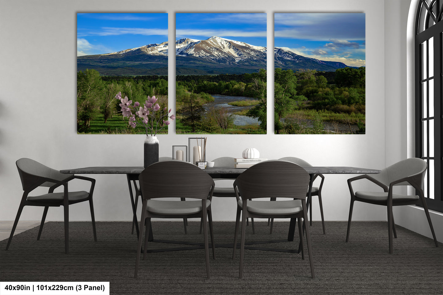Mt. Sopris canvas picture, Aspen Colorado, Carbondale Colorado, Mount Sopris, Colorado wall art, mountain wall art