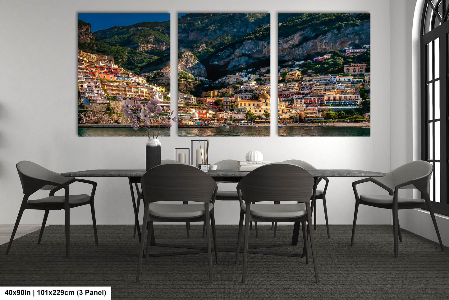 Positano Italy Beach, Italy Photography, Amalfi Coast, Canvas Wall Art, Positano Photo, Italian Home Decor, Summer in Italy, Sunrise